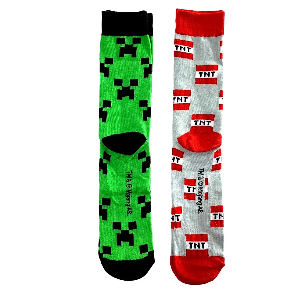 Minecraft Crew Socks 2 Pair Shoe Size 8-12 NWOT‎ #2